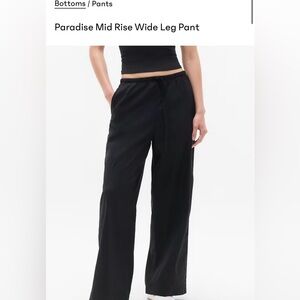 Athleta Women's Black Paradise Wide Leg Pant